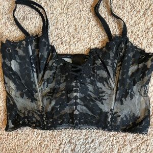 Victoria’s Secret corset crop top